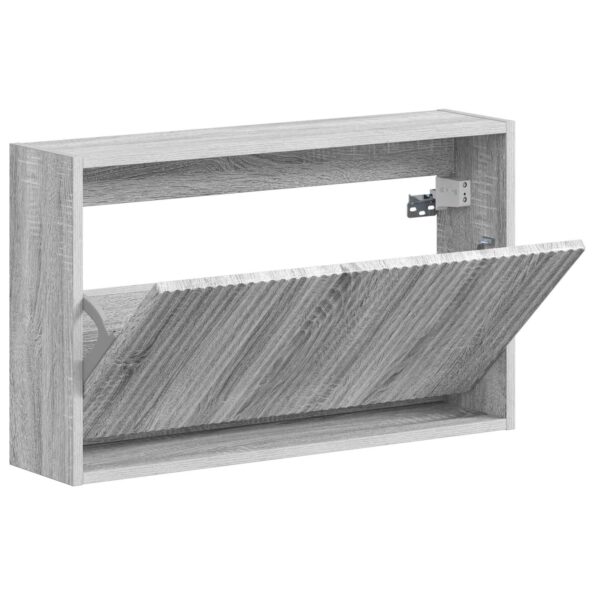 vidaXL Nástenný botník ARNHEM 71 x 17 x 43 cm Kompozitné drevo – Obrázok 2