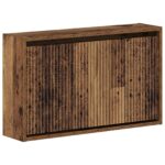 vidaXL Nástenný botník ARNHEM 71 x 17 x 43 cm Kompozitné drevo
