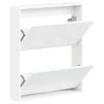 vidaXL Nástenný botník ARNHEM 71 x 17 x 86 cm Kompozitné drevo – Obrázok 2