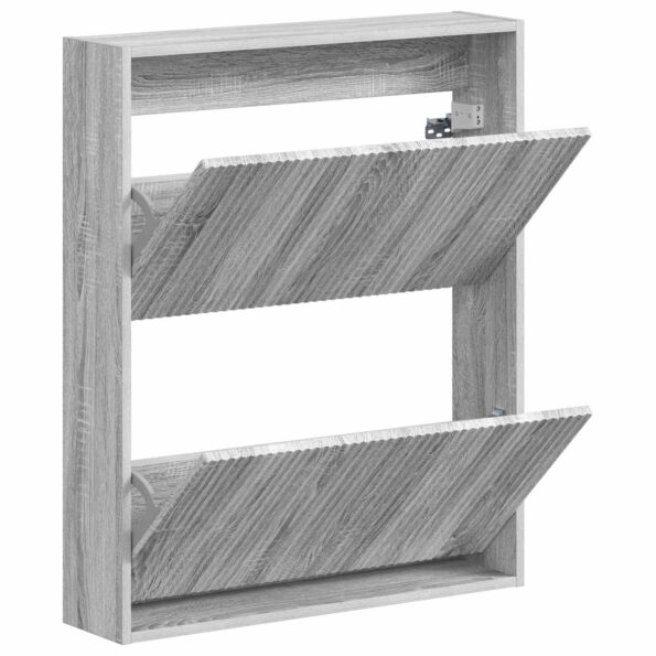 vidaXL Nástenný botník ARNHEM 71 x 17 x 86 cm Kompozitné drevo – Obrázok 2