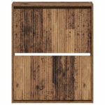 vidaXL Nástenný botník ARNHEM 71 x 17 x 86 cm Kompozitné drevo – Obrázok 3