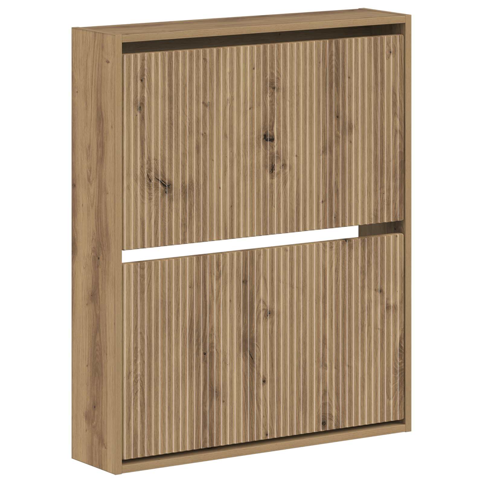 896644_1.jpg vidaXL Nástenný botník ARNHEM 71 x 17 x 86 cm Kompozitné drevo – Obrázok 1