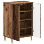 vidaXL Skriňa na topánky ARNHEM 59,5 x 39,5 x 90 cm Kompozitné drevo – Obrázok 2