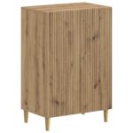 vidaXL Skriňa na topánky ARNHEM 59,5 x 39,5 x 90 cm Kompozitné drevo