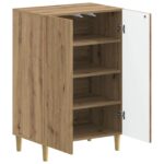 vidaXL Skriňa na topánky ARNHEM 59,5 x 39,5 x 90 cm Kompozitné drevo – Obrázok 2