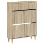 vidaXL Skriňa na topánky ARNHEM 78 x 24 x 103 cm Kompozitné drevo