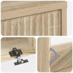 vidaXL Skriňa na topánky ARNHEM 78 x 24 x 103 cm Kompozitné drevo – Obrázok 6