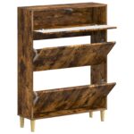 vidaXL Skriňa na topánky ARNHEM 78 x 24 x 103 cm Kompozitné drevo – Obrázok 2