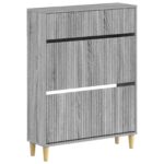 vidaXL Skriňa na topánky ARNHEM 78 x 24 x 103 cm Kompozitné drevo