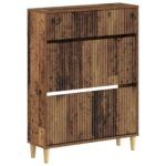 vidaXL Skriňa na topánky ARNHEM 78 x 24 x 103 cm Kompozitné drevo