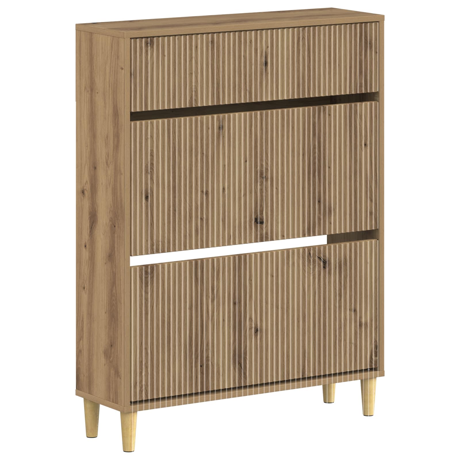 896664_1.jpg vidaXL Skriňa na topánky ARNHEM 78 x 24 x 103 cm Kompozitné drevo – Obrázok 1