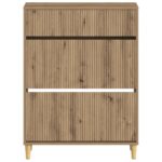 vidaXL Skriňa na topánky ARNHEM 78 x 24 x 103 cm Kompozitné drevo – Obrázok 3