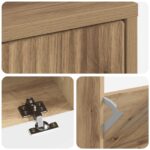 vidaXL Skriňa na topánky ARNHEM 78 x 24 x 103 cm Kompozitné drevo – Obrázok 6
