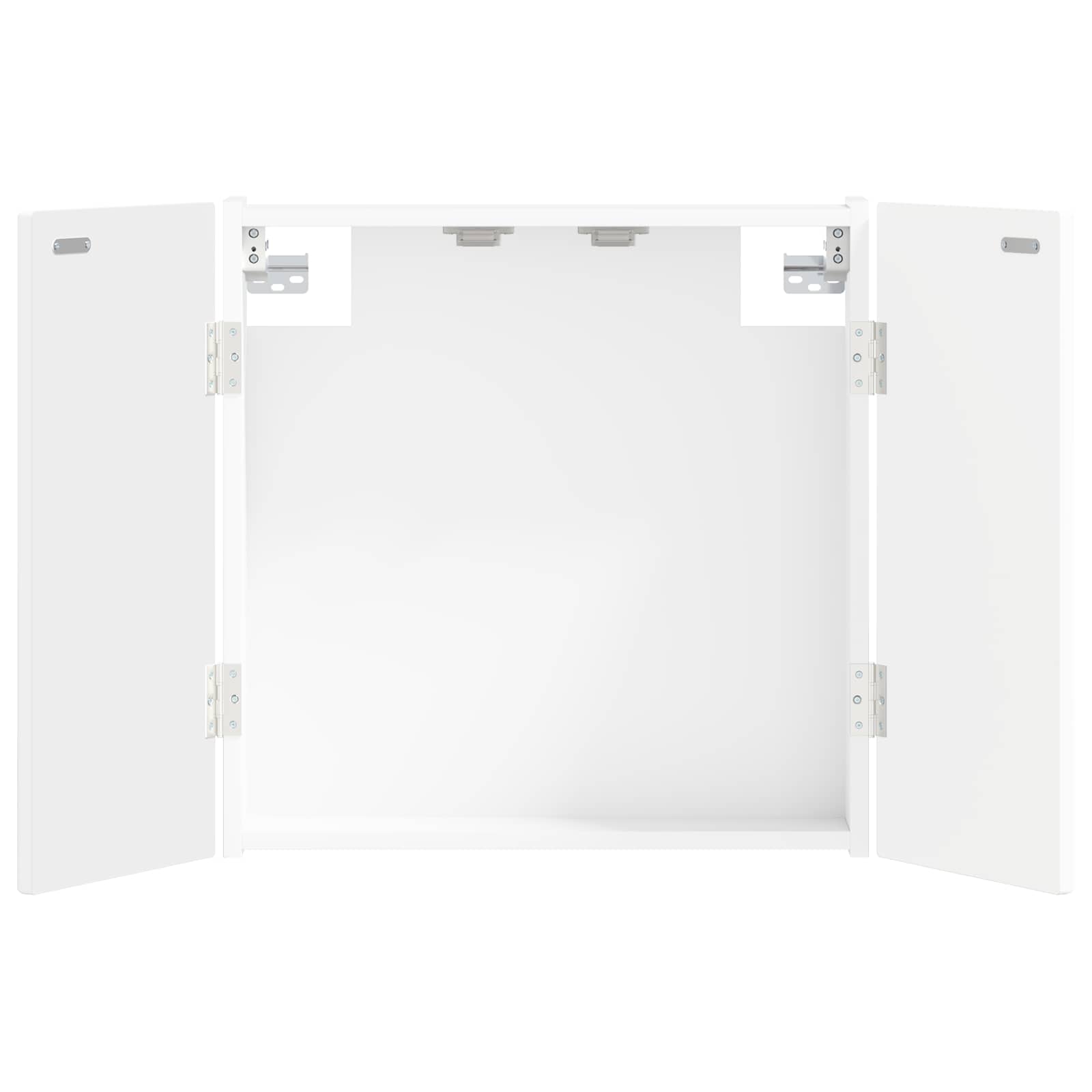 896665_1.jpg vidaXL Skriňa na terč ARNHEM Biela 52,5 x 10,5 x 53,5 cm – Obrázok 1