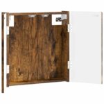 vidaXL Skriňa na terč ARNHEM Dymový dub 52,5 x 10,5 x 53,5 cm – Obrázok 2