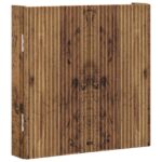 vidaXL Skriňa na terč ARNHEM Staré drevo 52,5 x 10,5 x 53,5 cm – Obrázok 3