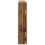 vidaXL Skriňa na terč ARNHEM Staré drevo 52,5 x 10,5 x 53,5 cm – Obrázok 4