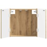 vidaXL Skriňa na terč ARNHEM Dub artisan 52,5 x 10,5 x 53,5 cm