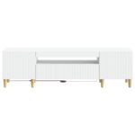 vidaXL LED TV kabinet Biela Kompozitné drevo – Obrázok 4