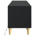 vidaXL LED TV kabinet Čierna Kompozitné drevo – Obrázok 5