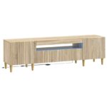 vidaXL LED TV kabinet Dub sonoma Kompozitné drevo