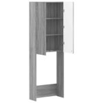 vidaXL Toaletná skriňa ARNHEM Sivý Sonoma 66 x 25,5 x 190 cm – Obrázok 2
