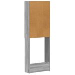 vidaXL Toaletná skriňa ARNHEM Sivý Sonoma 66 x 25,5 x 190 cm – Obrázok 5