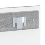 vidaXL Hlavová doska na stenu ARNHEM Sivý Sonoma Kompozitné drevo – Obrázok 5