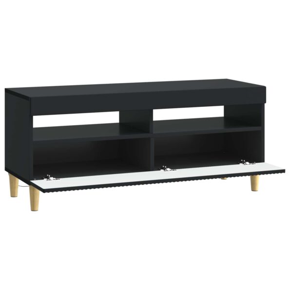vidaXL LED TV kabinet Čierna Kompozitné drevo – Obrázok 3