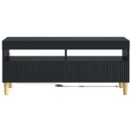 vidaXL LED TV kabinet Čierna Kompozitné drevo – Obrázok 4