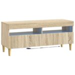 vidaXL LED TV kabinet Dub sonoma Kompozitné drevo