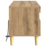 vidaXL LED TV kabinet Dub artisan Kompozitné drevo – Obrázok 5