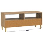 vidaXL LED TV kabinet Dub artisan Kompozitné drevo – Obrázok 6
