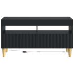 vidaXL LED TV kabinet Čierna Kompozitné drevo – Obrázok 4