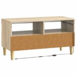vidaXL LED TV kabinet Dub sonoma Kompozitné drevo – Obrázok 6