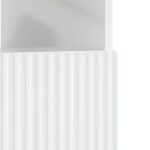 vidaXL LED TV kabinet Biela s vysokým leskom Kompozitné drevo – Obrázok 7