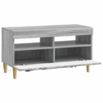 vidaXL LED TV kabinet Sivý Sonoma Kompozitné drevo – Obrázok 3