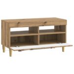 vidaXL LED TV kabinet Dub artisan Kompozitné drevo – Obrázok 3