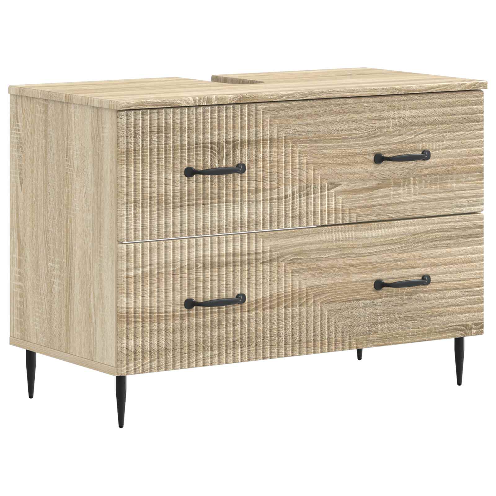 896797_1.jpg vidaXL Kúpeľňová skrinka pod umývadlo HAARLEM Dub sonoma – Obrázok 1