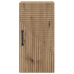 vidaXL Kúpeľňová nástenná skriňa HAARLEM Dub artisan 30 x 31 x 59 cm – Obrázok 3