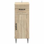 vidaXL Kúpeľňová úložná skriňa HAARLEM Dub sonoma 30 x 31 x 80 cm – Obrázok 3