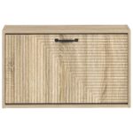 vidaXL Nástenný botník HAARLEM 71 x 17 x 43 cm Kompozitné drevo – Obrázok 3