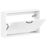 vidaXL Nástenný botník HAARLEM 71 x 17 x 43 cm Kompozitné drevo – Obrázok 2