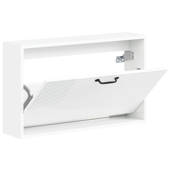 vidaXL Nástenný botník HAARLEM 71 x 17 x 43 cm Kompozitné drevo – Obrázok 2