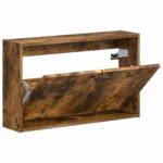 vidaXL Nástenný botník HAARLEM 71 x 17 x 43 cm Kompozitné drevo – Obrázok 2