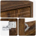 vidaXL Nástenný botník HAARLEM 71 x 17 x 43 cm Kompozitné drevo – Obrázok 6