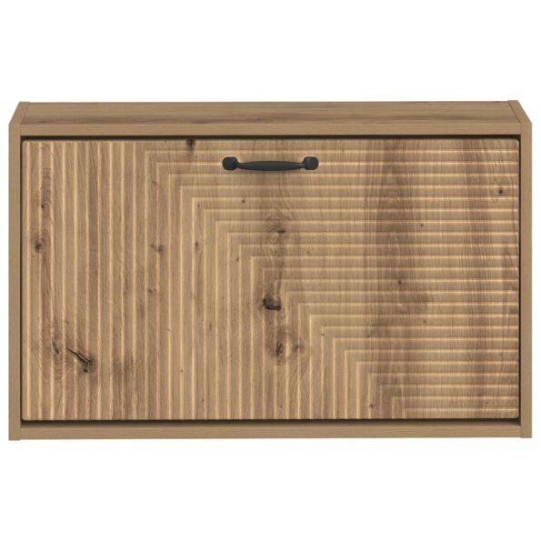 vidaXL Nástenný botník HAARLEM 71 x 17 x 43 cm Kompozitné drevo – Obrázok 3