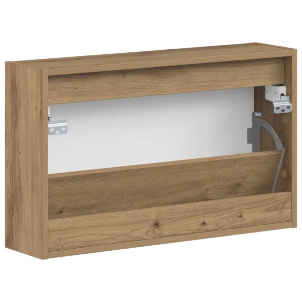 vidaXL Nástenný botník HAARLEM 71 x 17 x 43 cm Kompozitné drevo – Obrázok 5