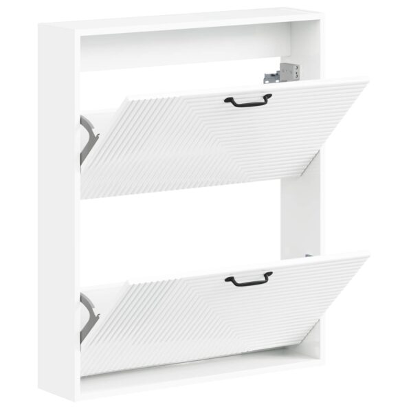 vidaXL Nástenný botník HAARLEM 71 x 17 x 86 cm Kompozitné drevo – Obrázok 2