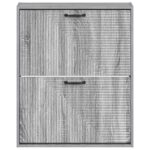 vidaXL Nástenný botník HAARLEM 71 x 17 x 86 cm Kompozitné drevo – Obrázok 3
